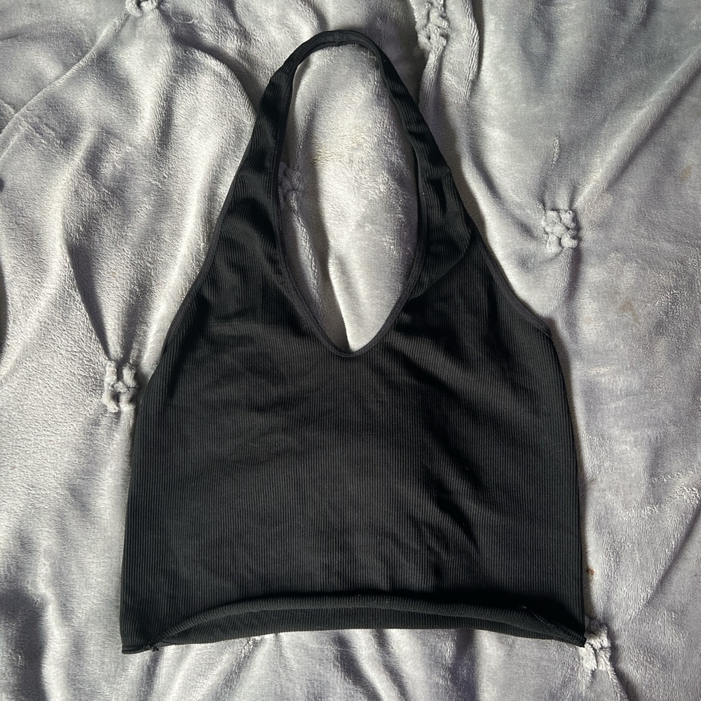 Black Halter Top, Formally a Body Suit